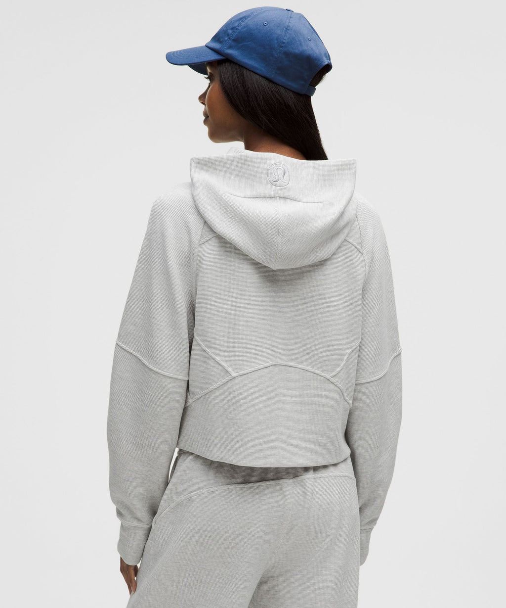 Scuba Oversized Full-Zip Hoodie *Waffle