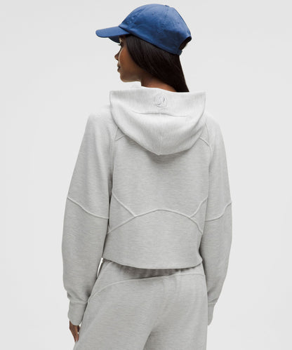 Scuba Oversized Full-Zip Hoodie *Waffle