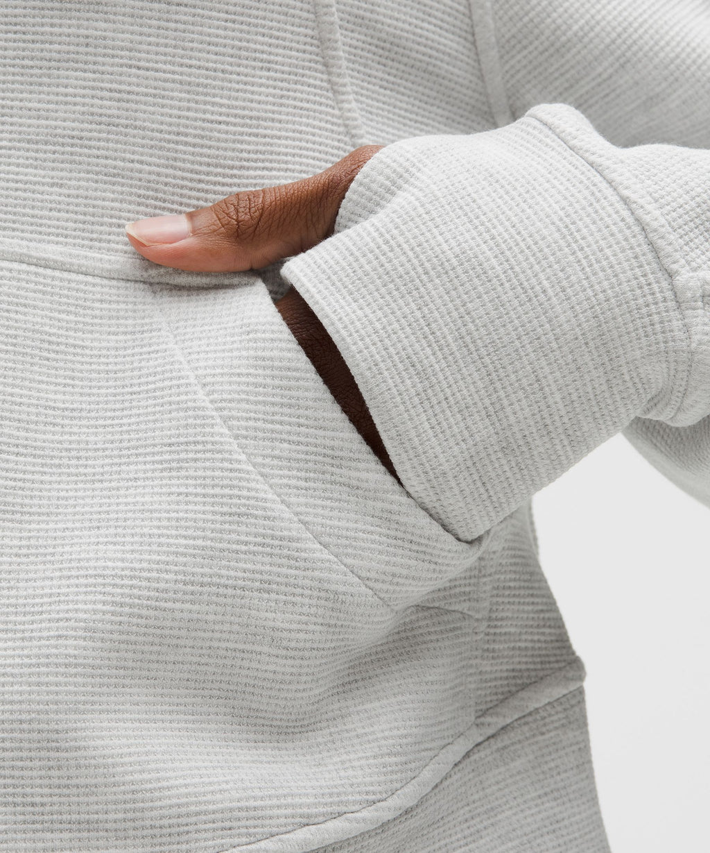 Scuba Oversized Full-Zip Hoodie *Waffle