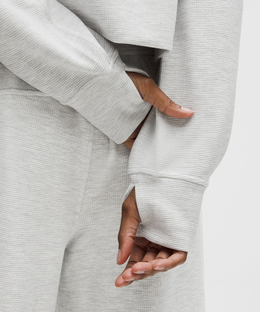 Scuba Oversized Full-Zip Hoodie *Waffle