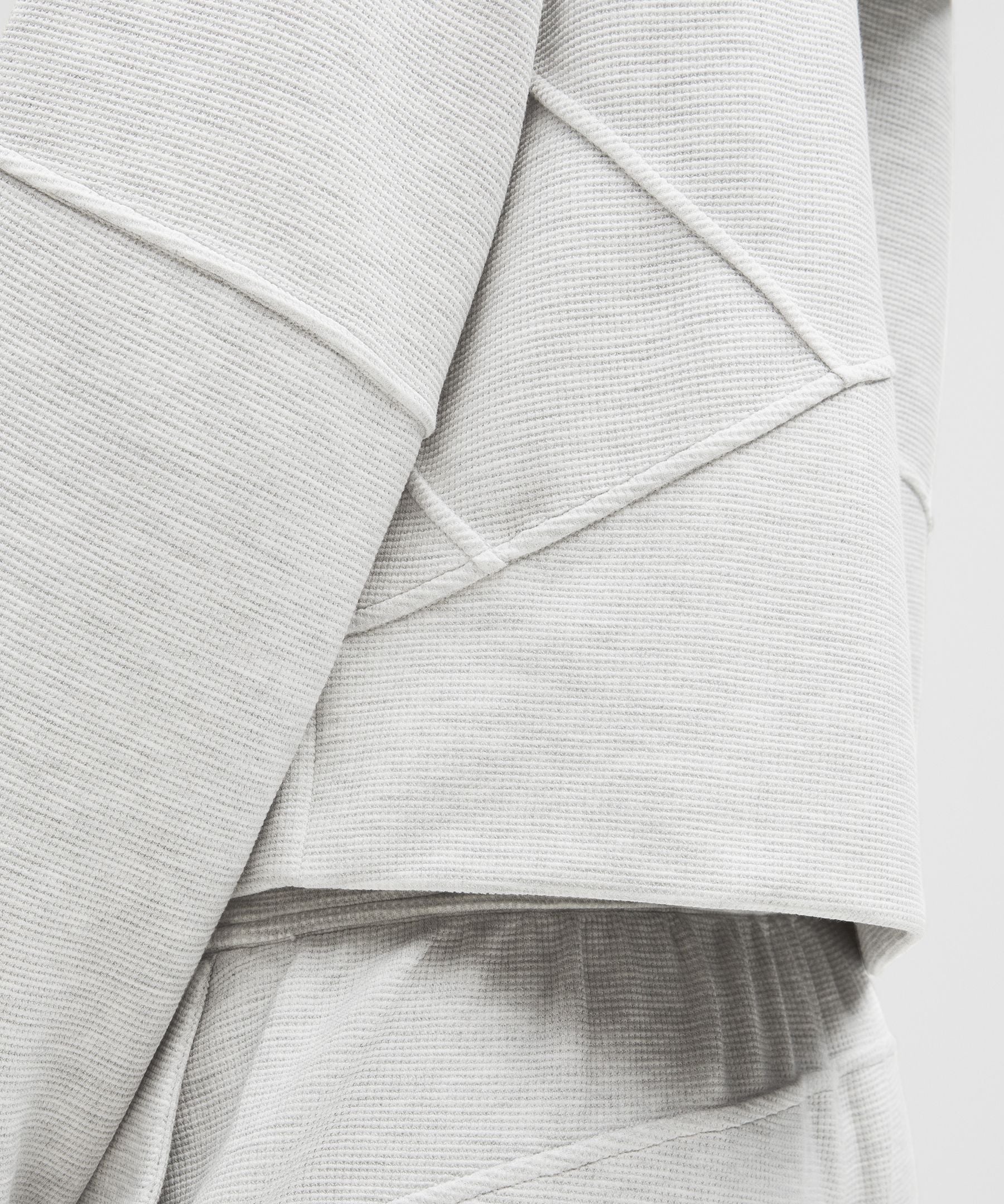 Scuba Oversized Full-Zip Hoodie *Waffle