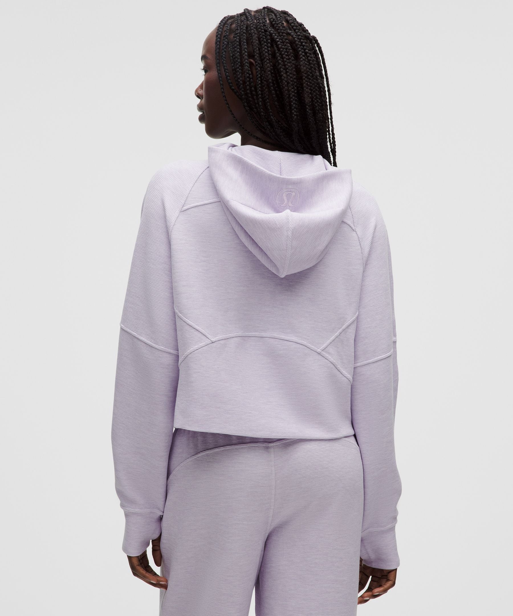 Scuba Oversized Full-Zip Hoodie *Waffle