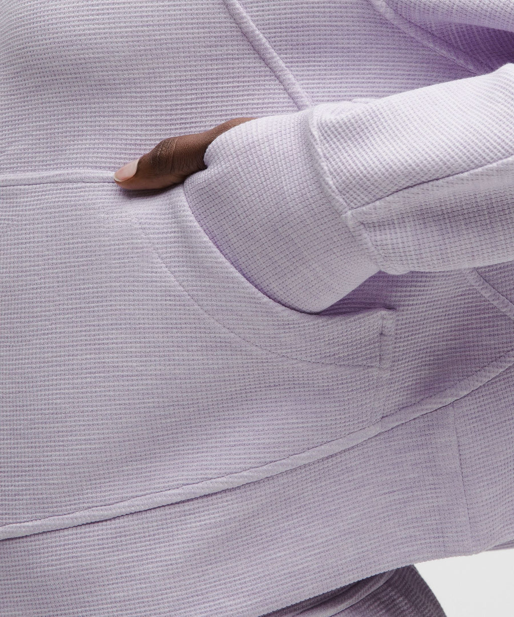 Scuba Oversized Full-Zip Hoodie *Waffle