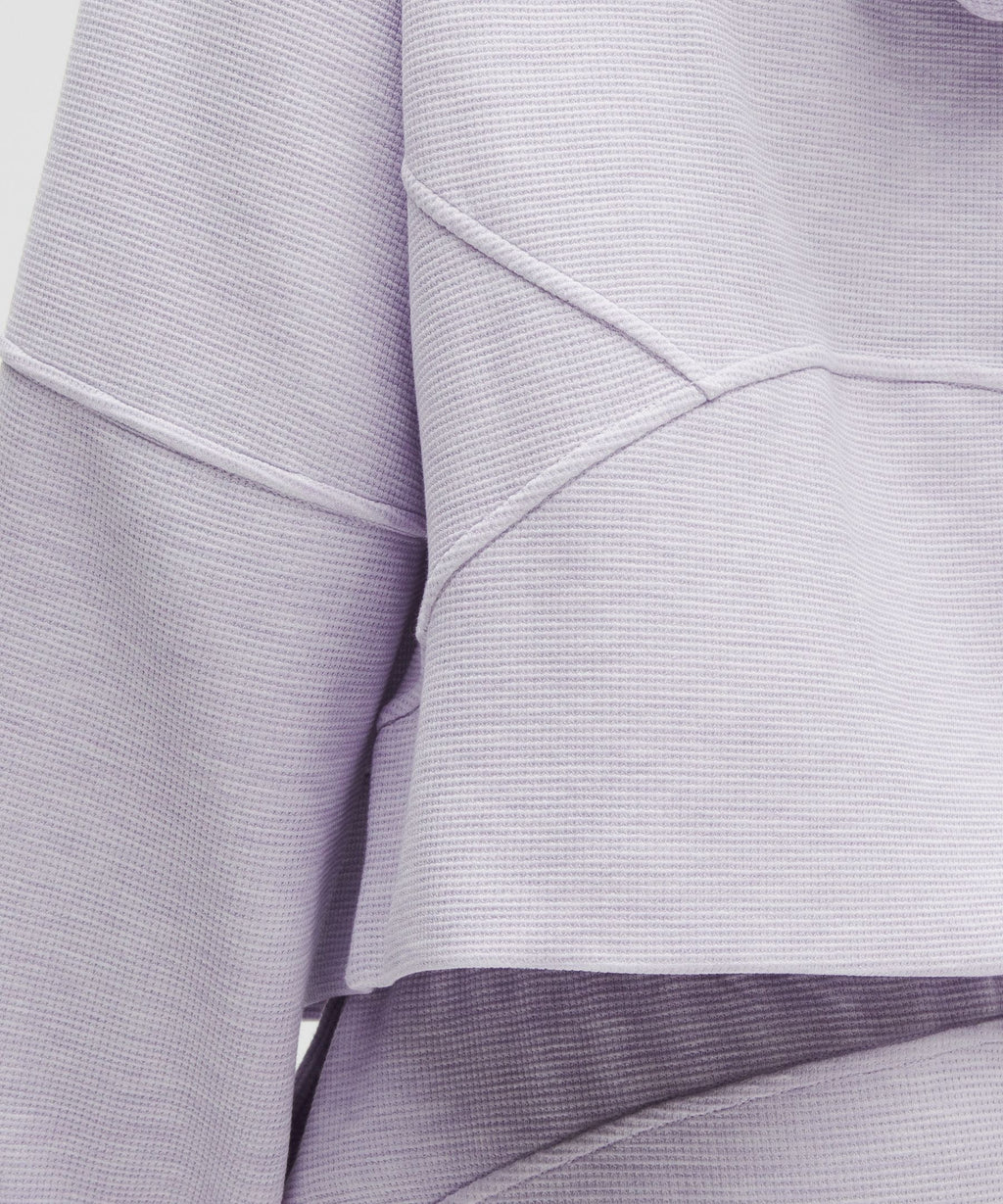 Scuba Oversized Full-Zip Hoodie *Waffle