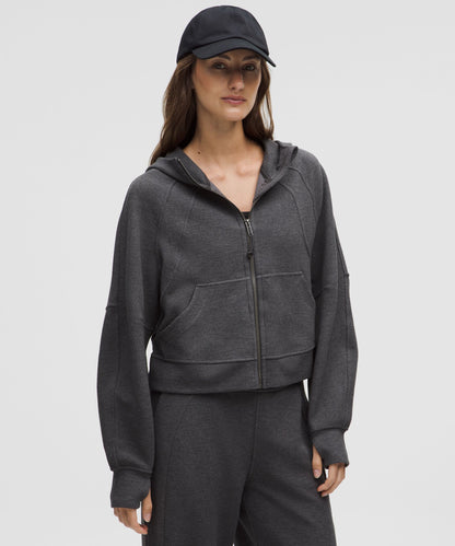 Scuba Oversized Full-Zip Hoodie *Waffle