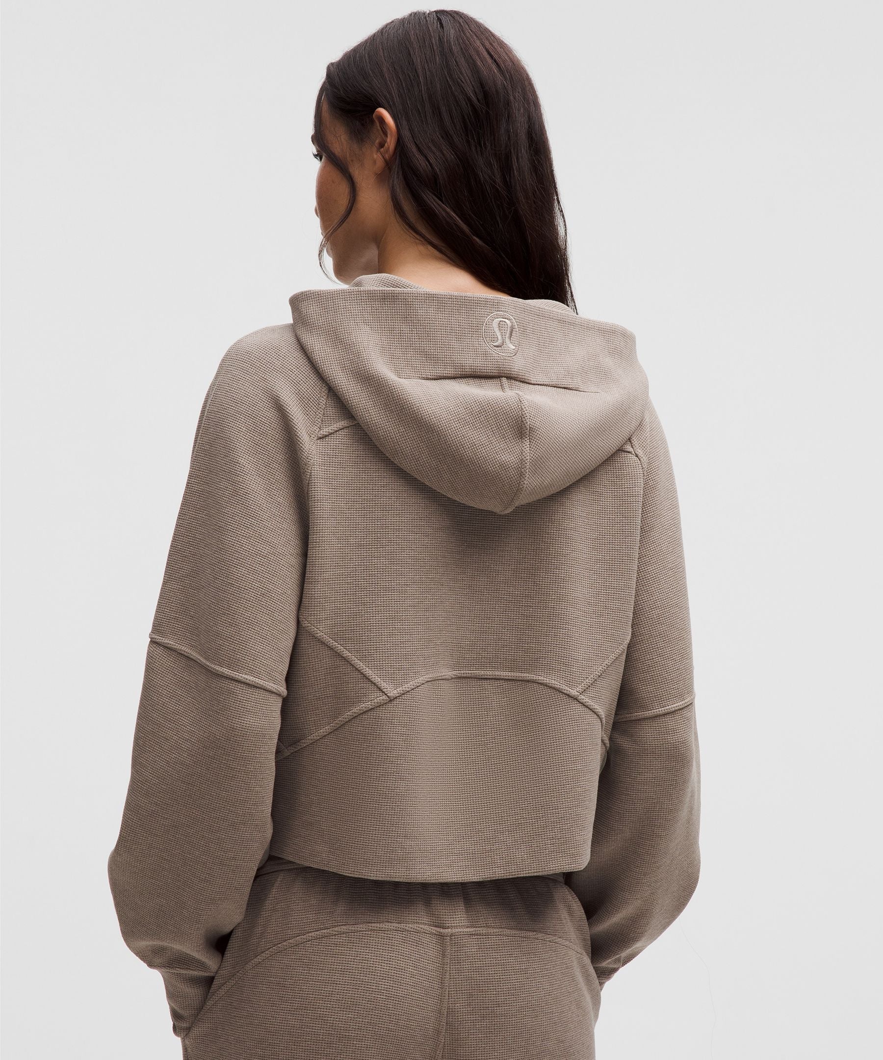 Scuba Oversized Full-Zip Hoodie *Waffle