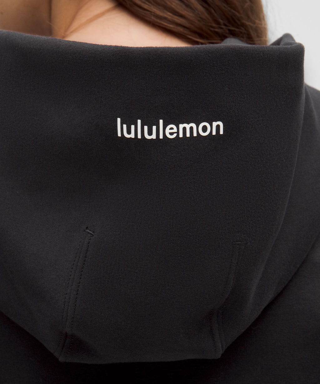 Loungeful Relaxed-Fit Full-Zip Cropped Hoodie