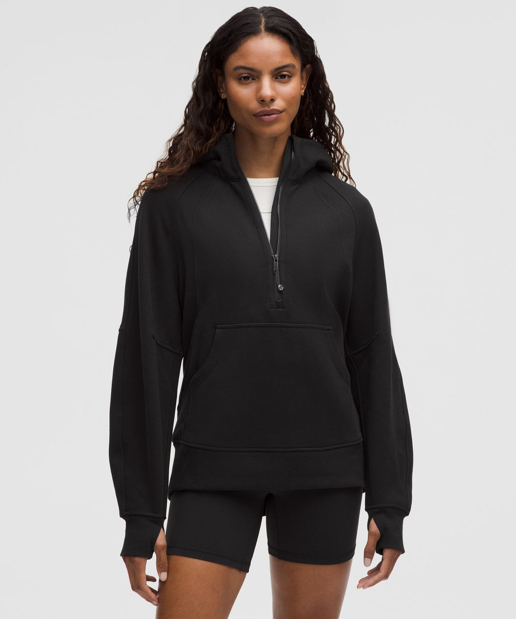 Scuba Oversized Half-Zip Hoodie *Long