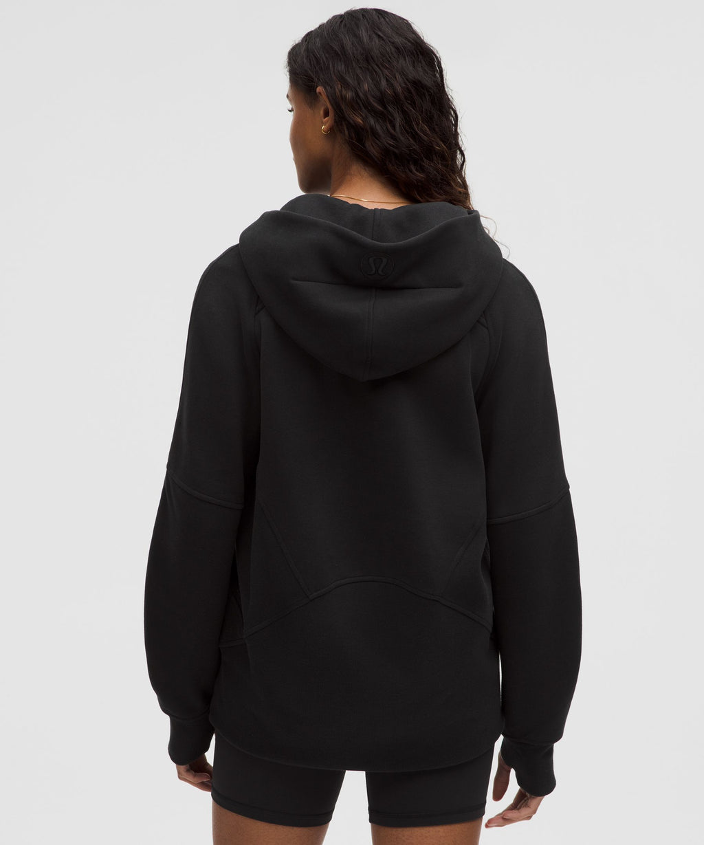 Scuba Oversized Half-Zip Hoodie *Long
