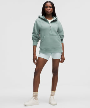 Scuba Oversized Half-Zip Hoodie *Long