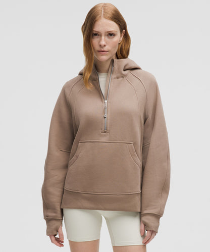 Scuba Oversized Half-Zip Hoodie *Long