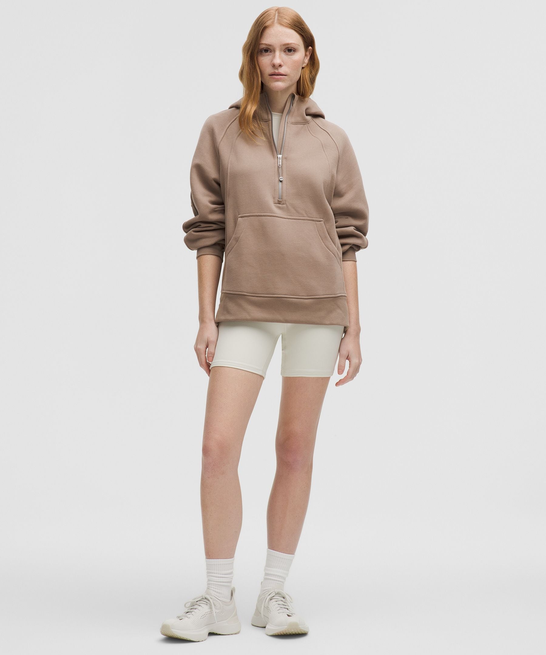 Scuba Oversized Half-Zip Hoodie *Long