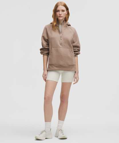 Scuba Oversized Half-Zip Hoodie *Long