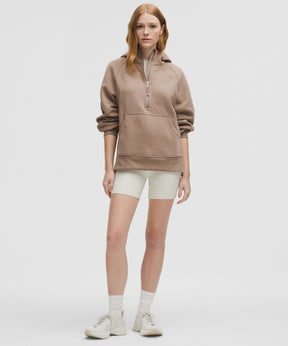 Scuba Oversized Half-Zip Hoodie *Long
