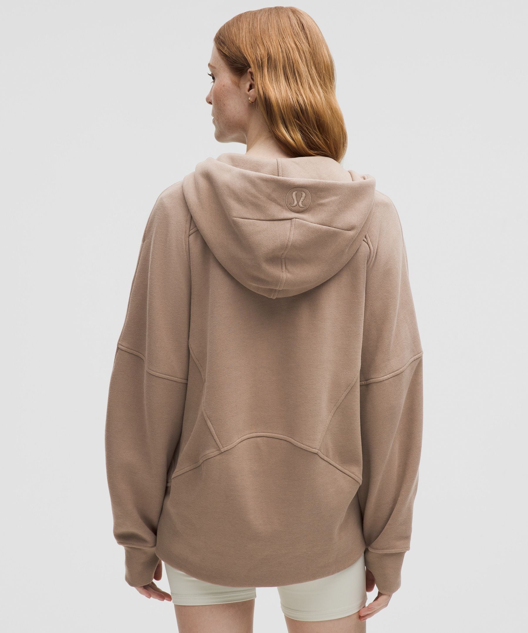 Scuba Oversized Half-Zip Hoodie *Long