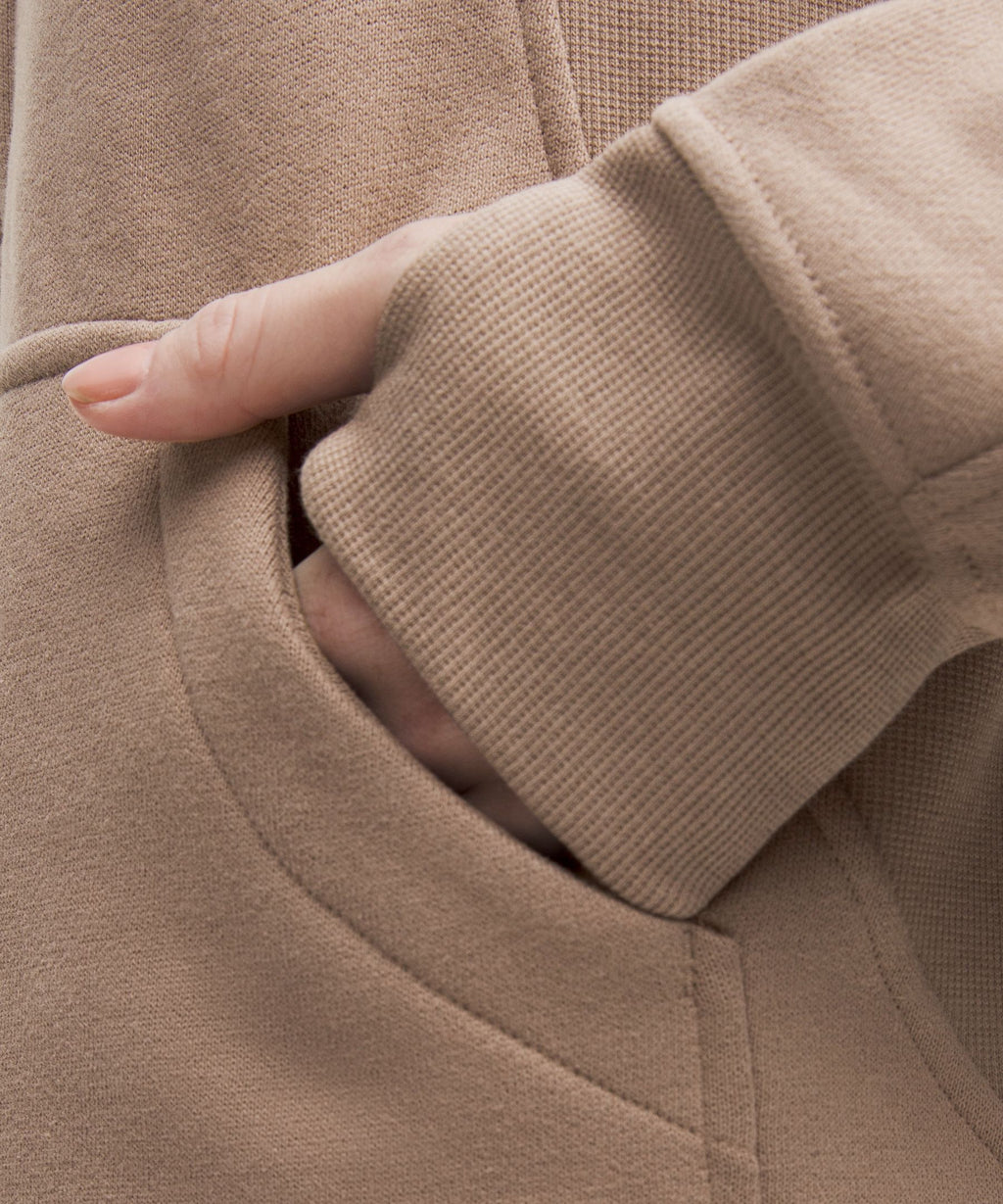 Scuba Oversized Half-Zip Hoodie *Long