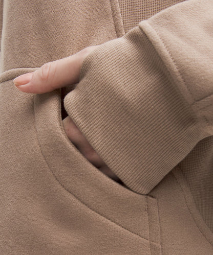 Scuba Oversized Half-Zip Hoodie *Long