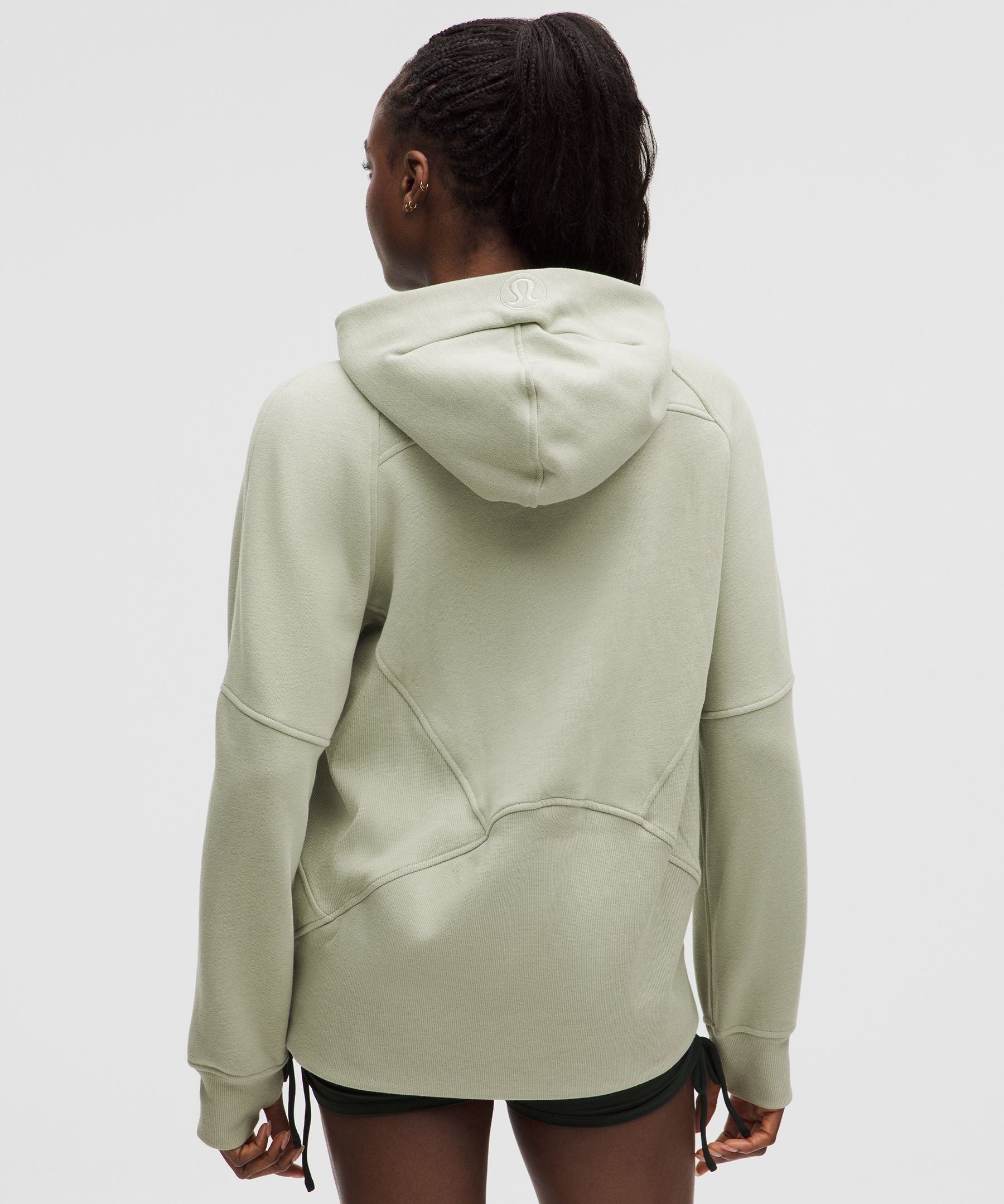 Scuba Oversized Half-Zip Hoodie *Long