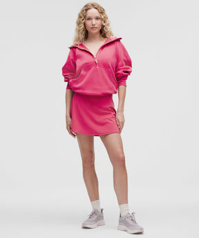 Scuba Oversized Half-Zip Hoodie *Long