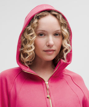 Scuba Oversized Half-Zip Hoodie *Long