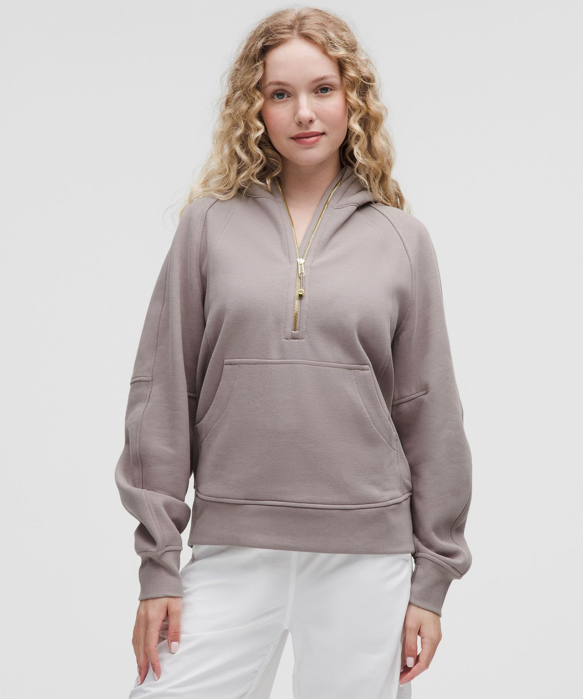 Scuba Oversized Half-Zip Hoodie *Long
