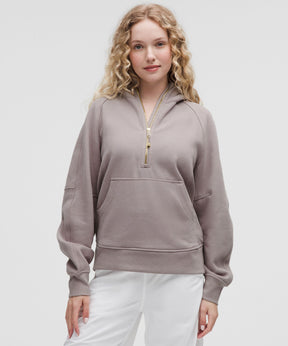 Scuba Oversized Half-Zip Hoodie *Long