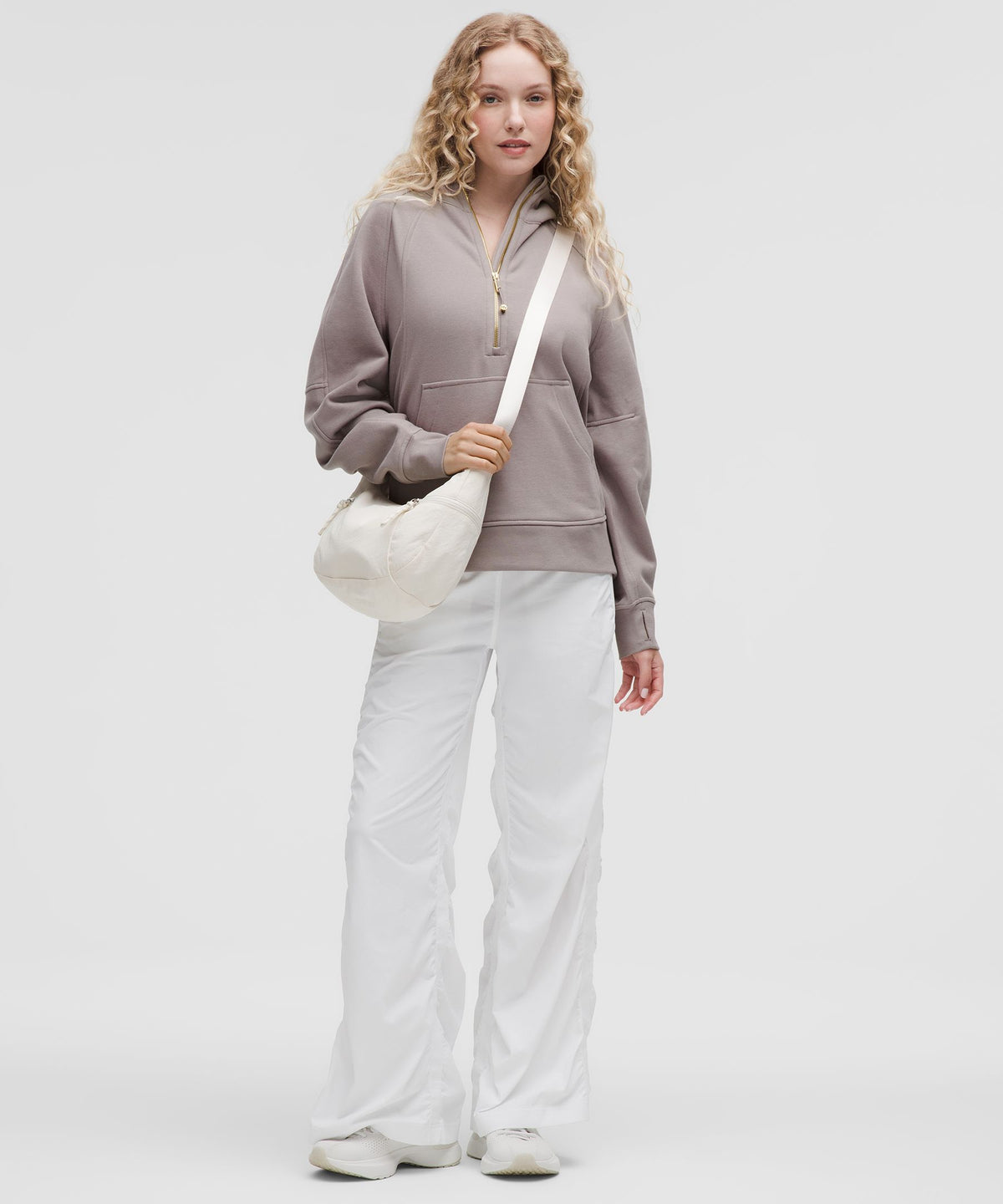 Scuba Oversized Half-Zip Hoodie *Long