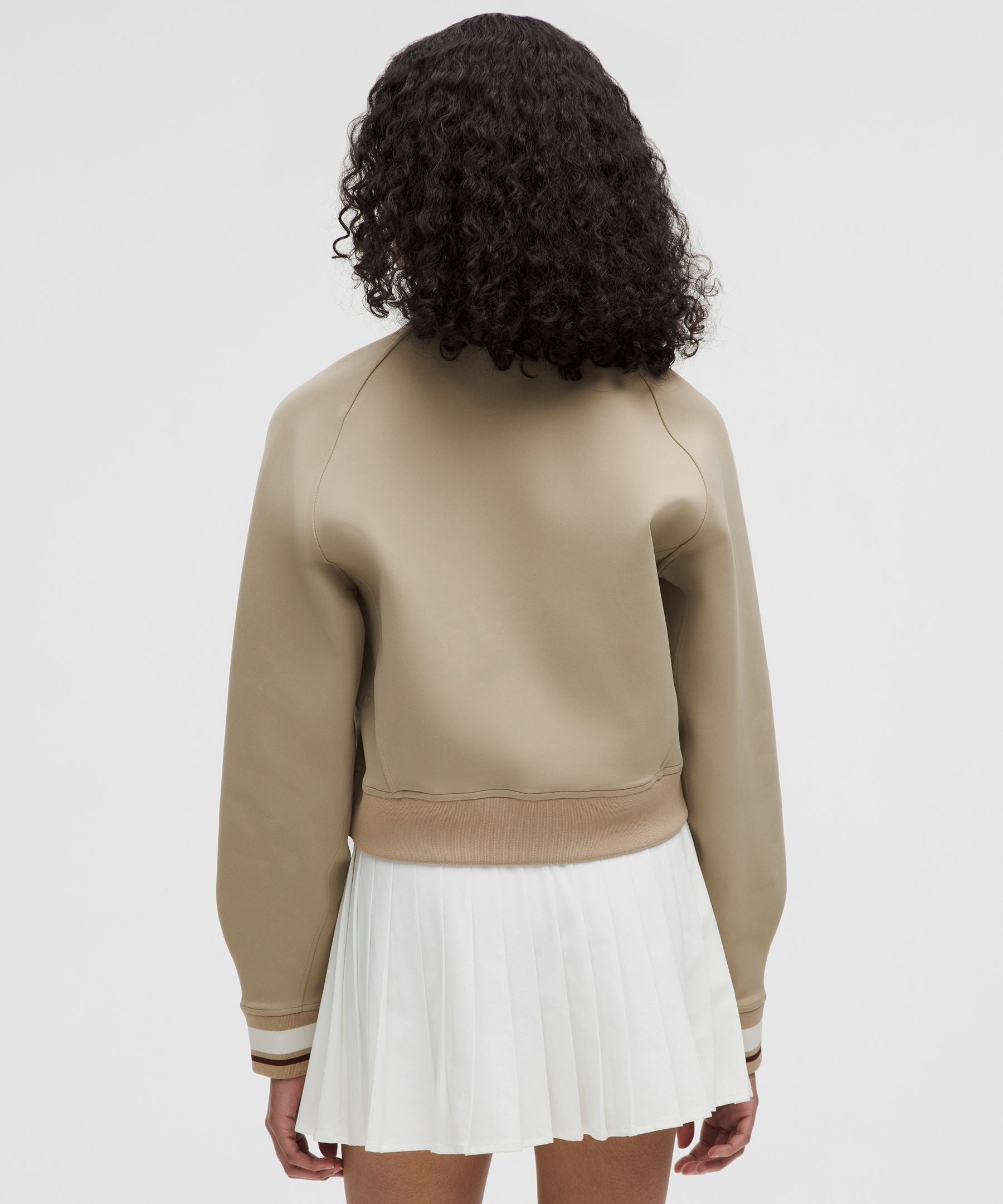 Snap-Front Collegiate Jacket