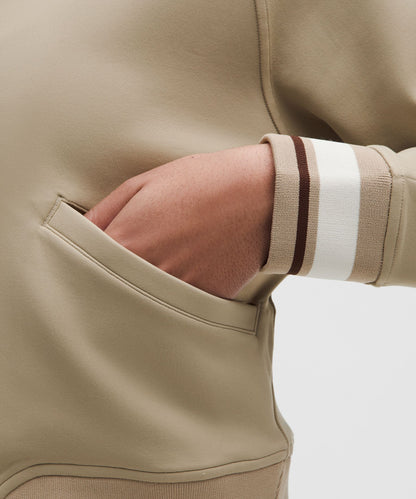 Snap-Front Collegiate Jacket