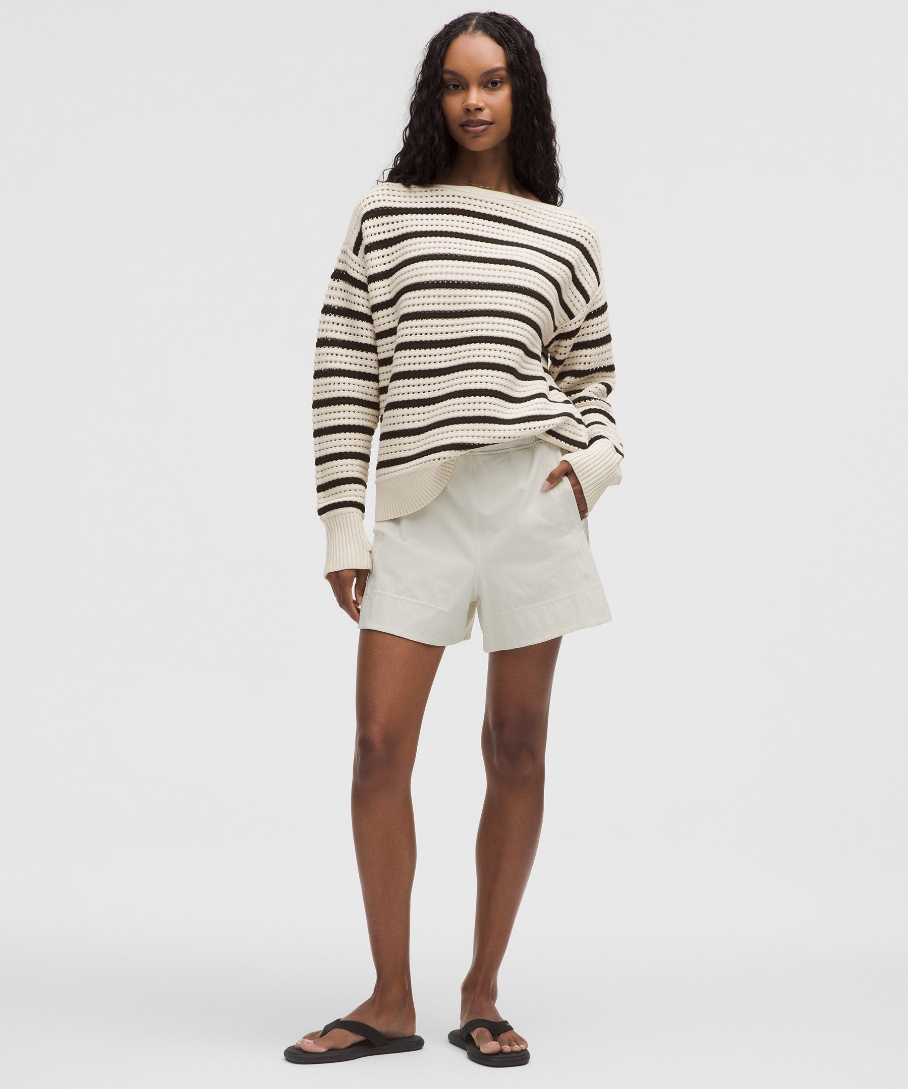 Cotton Crochet Pullover