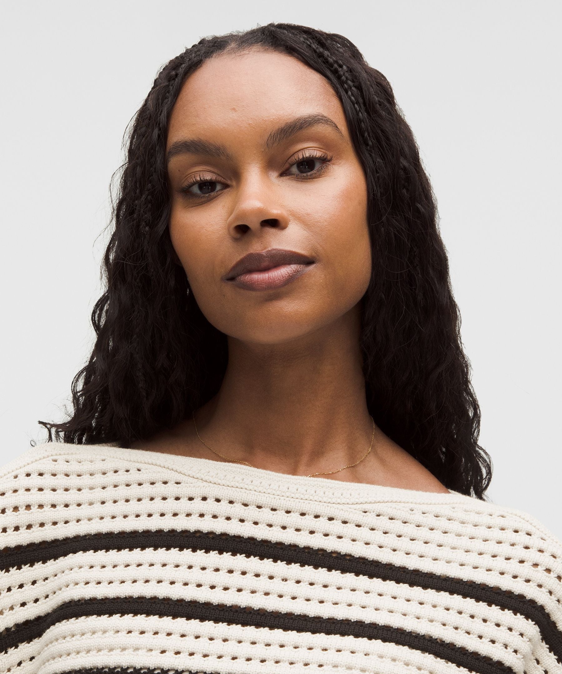 Cotton Crochet Pullover