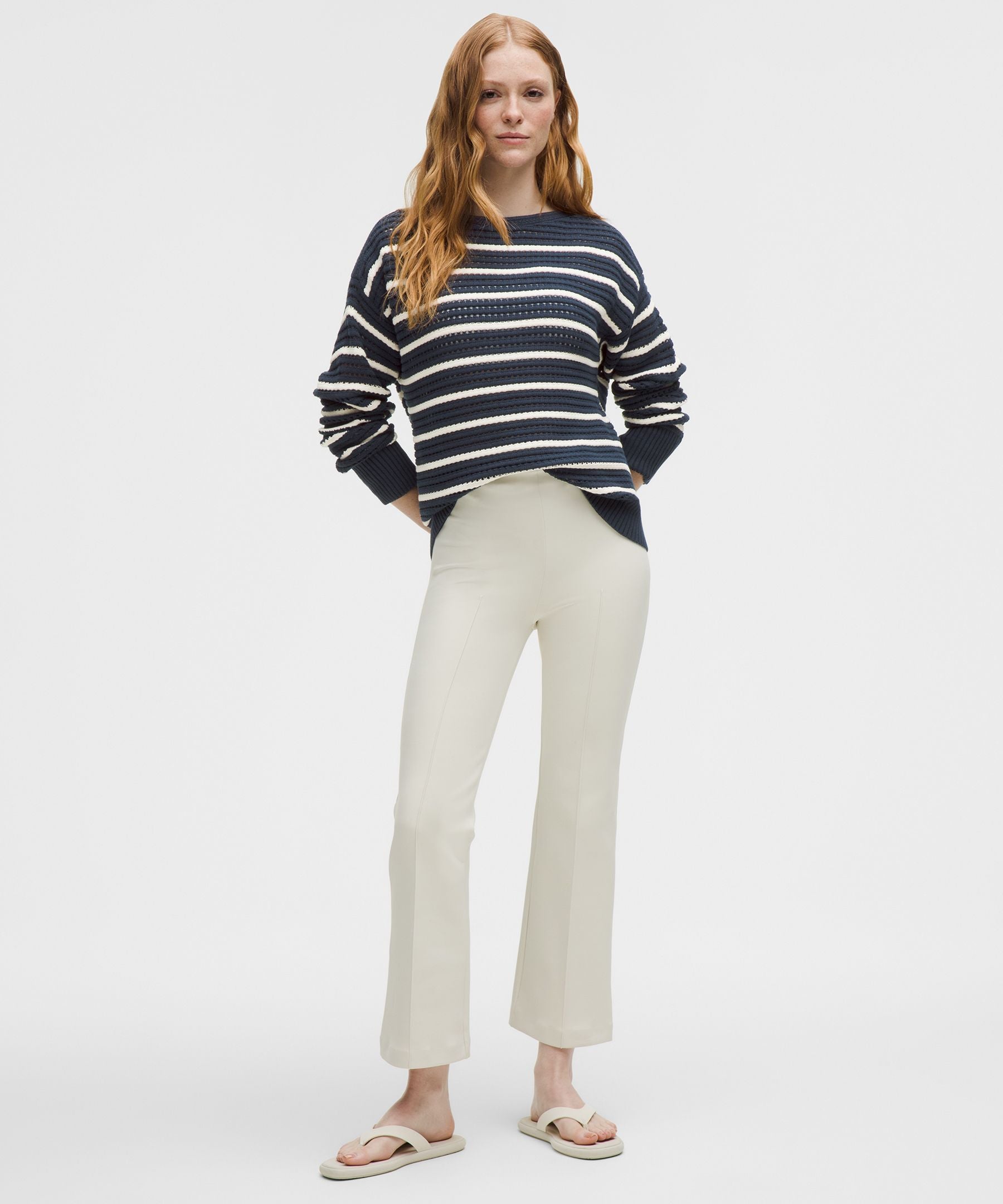 Cotton Crochet Pullover