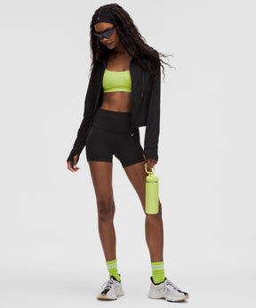 Define Cropped Hooded Jacket *Mesh