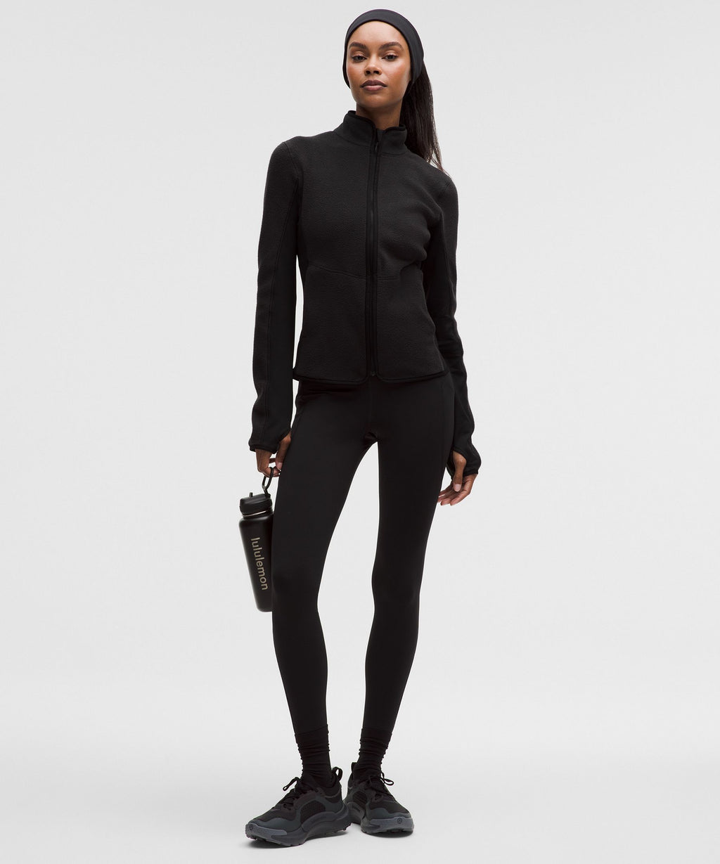 Tumbled Fleece Running Jacket