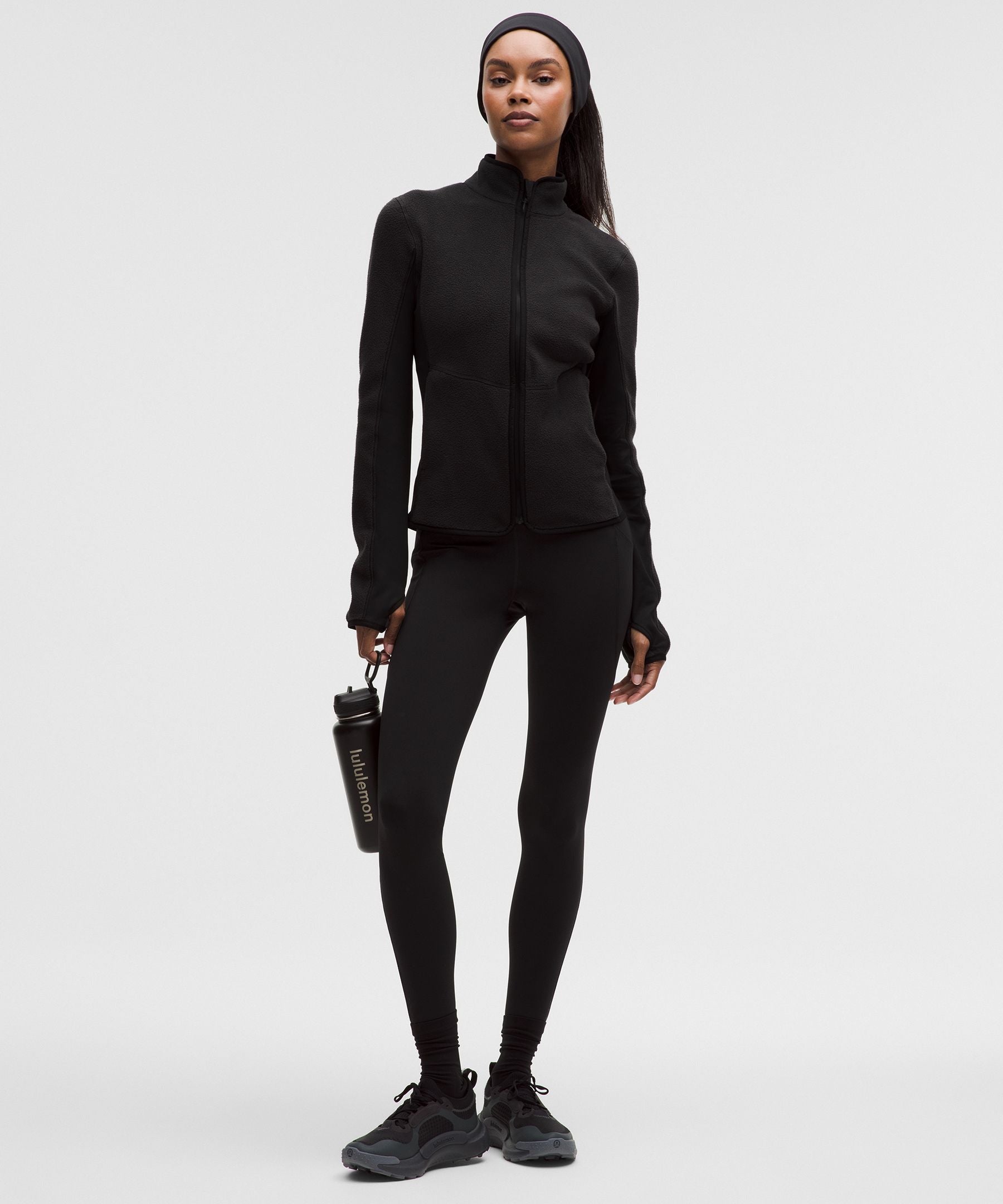 Tumbled Fleece Running Jacket