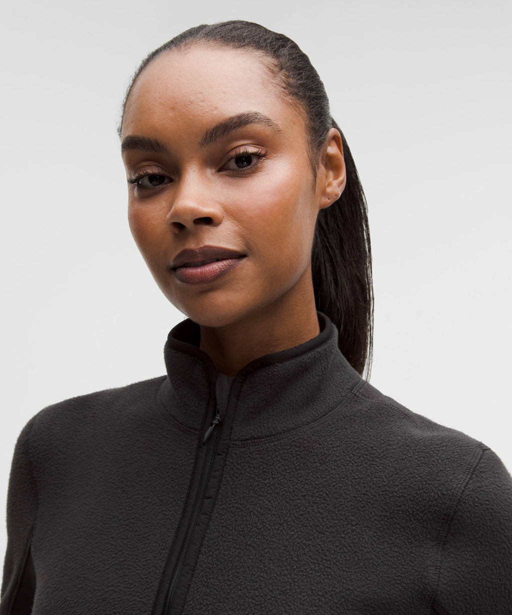 Tumbled Fleece Running Jacket