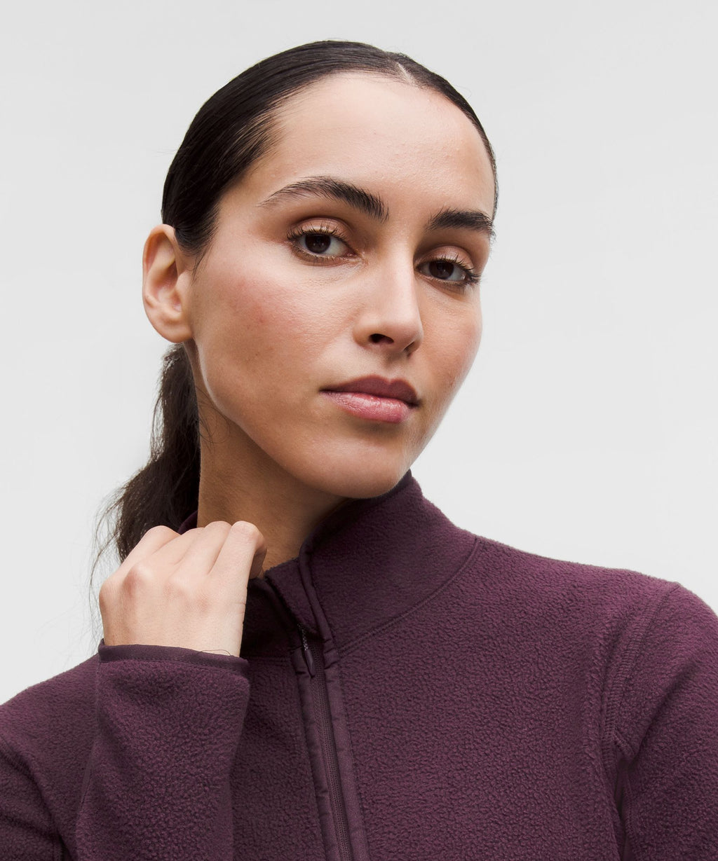 Tumbled Fleece Running Jacket