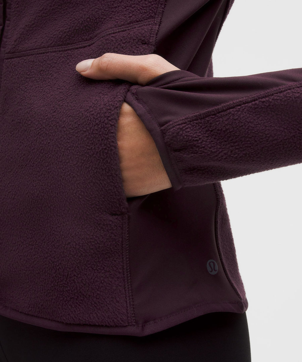 Tumbled Fleece Running Jacket