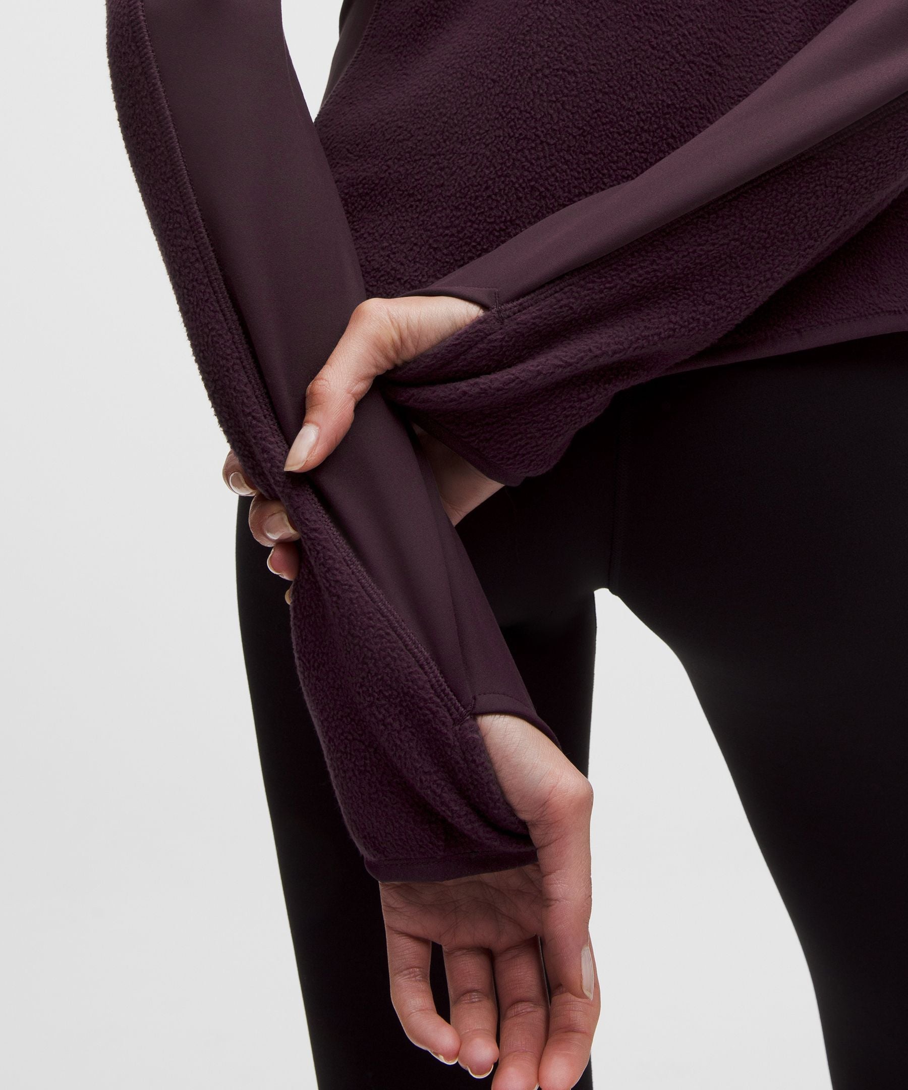 Tumbled Fleece Running Jacket