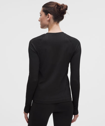 Rest Less Variegated Ribbed Pullover