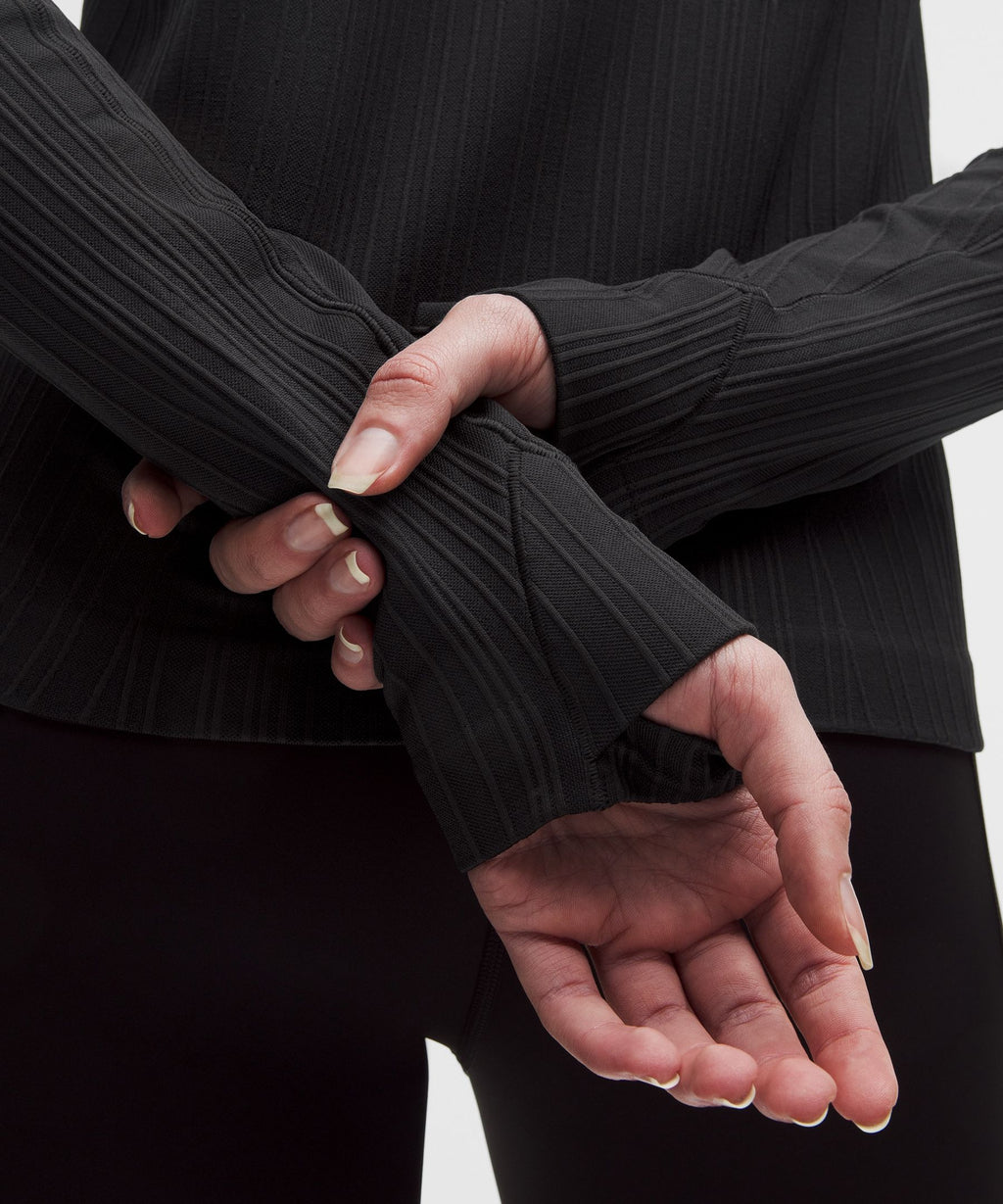 Rest Less Variegated Ribbed Pullover