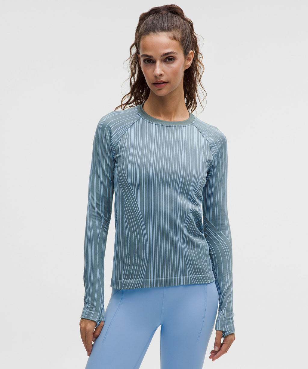 Rest Less Variegated Ribbed Pullover