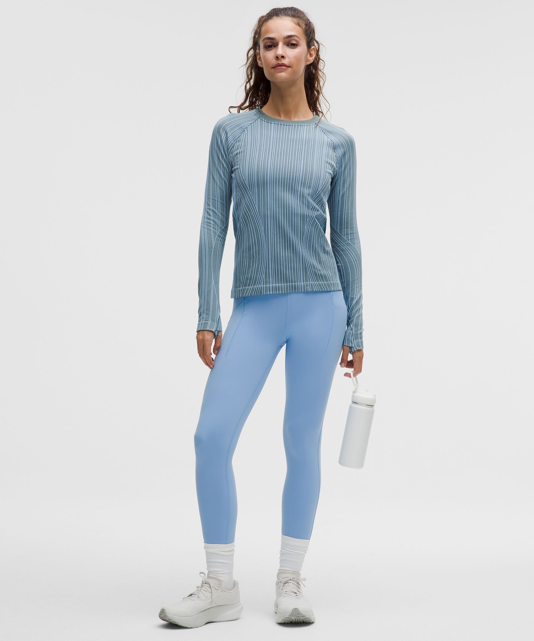 Rest Less Variegated Ribbed Pullover