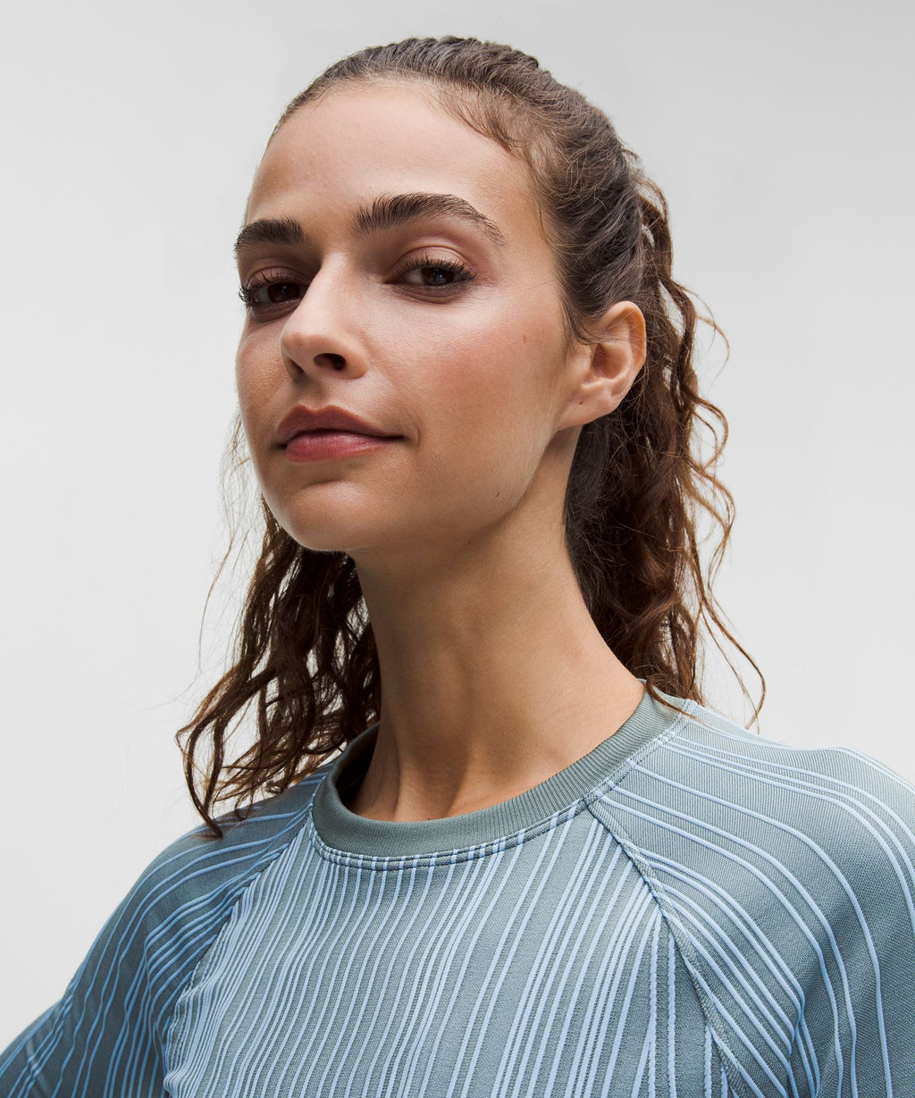 Rest Less Variegated Ribbed Pullover