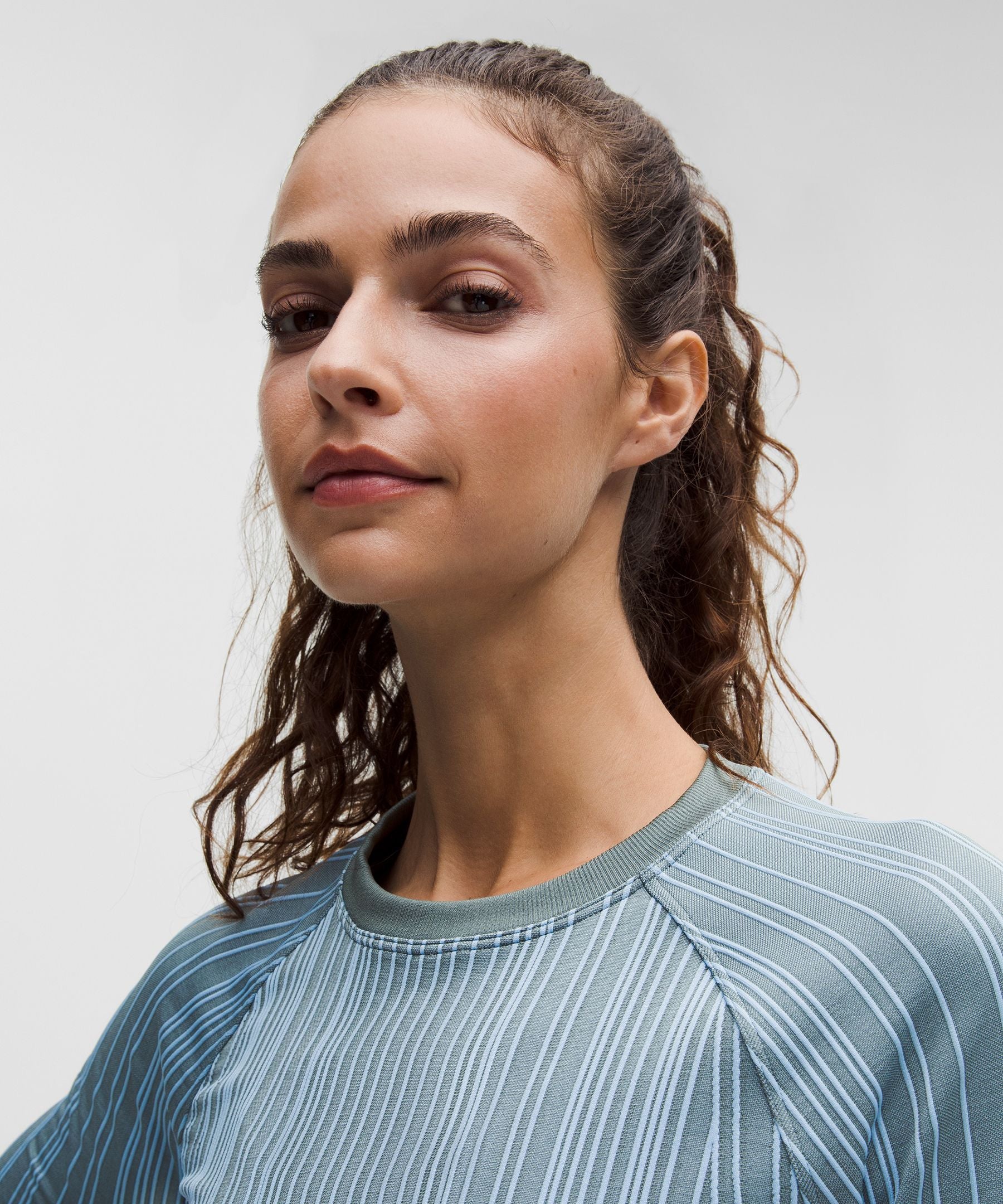 Rest Less Variegated Ribbed Pullover