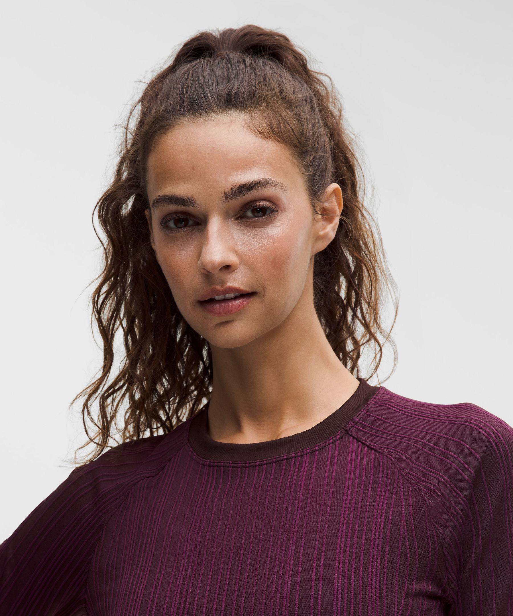 Rest Less Variegated Ribbed Pullover