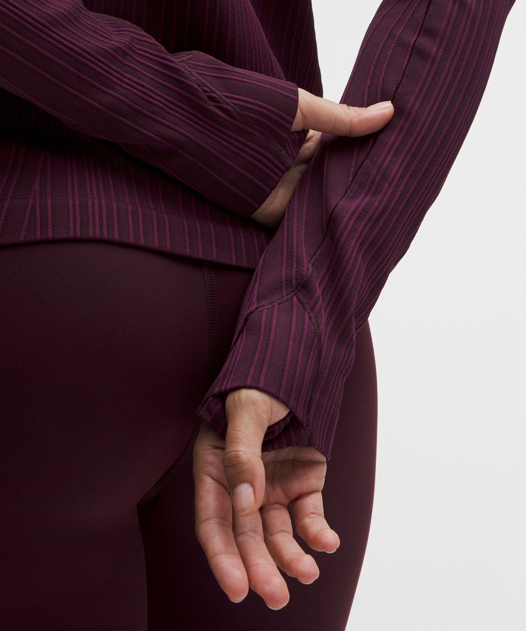 Rest Less Variegated Ribbed Pullover