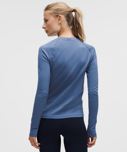 Rest Less Variegated Ribbed Pullover