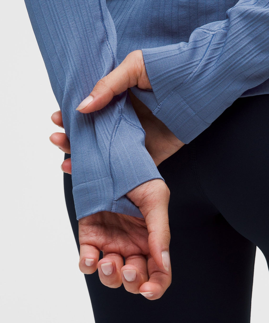 Rest Less Variegated Ribbed Pullover