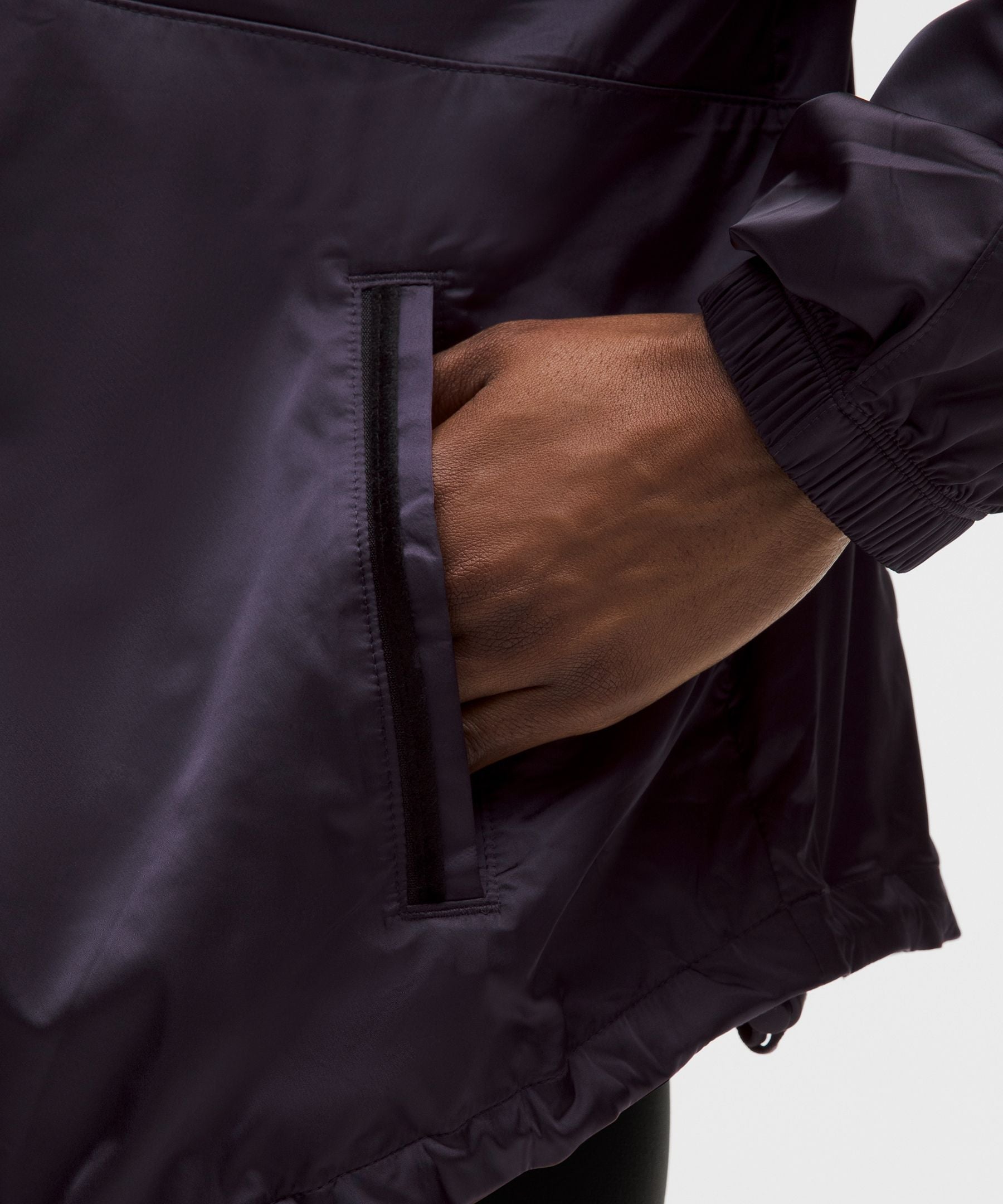 Stretch-Satin Flocked Training Jacket